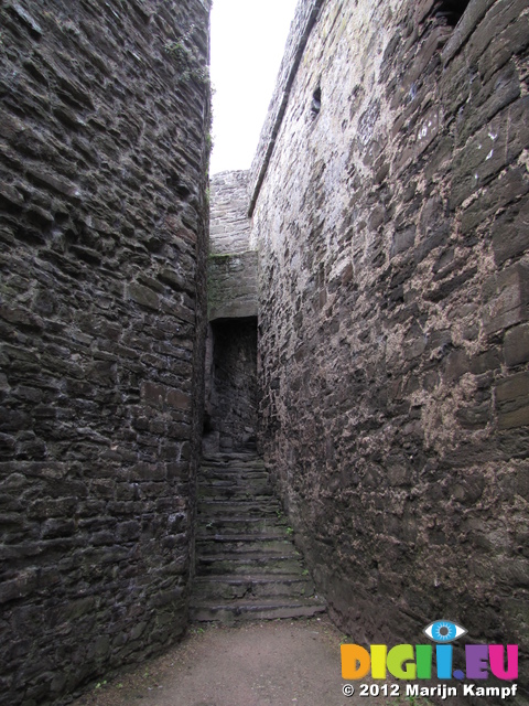 SX23253 Stairs in Conwy Castle